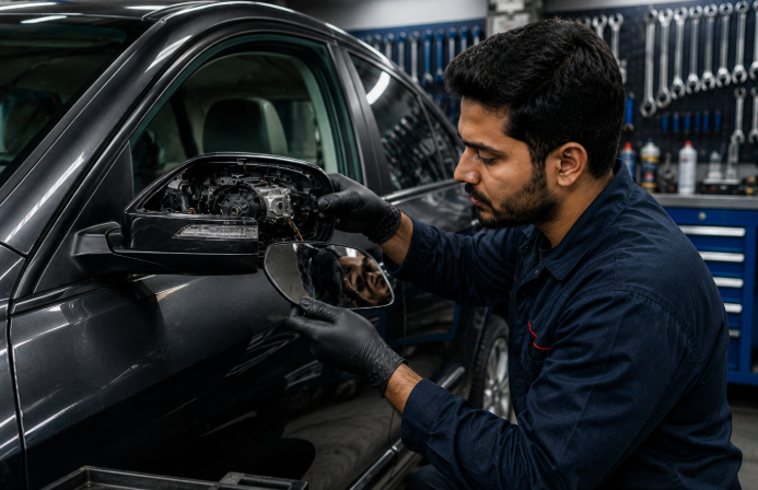 Side view mirror repair